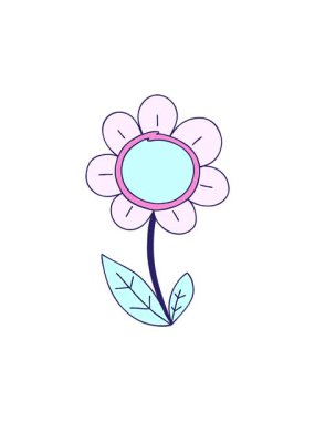 el çiziminin dönen hareket animasyonu tuhaf çizgi film papatyası