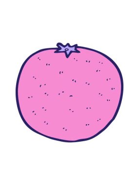 karikatür turuncu resmin efekt canlandırması