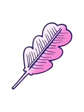 Düşen bir yaprağın çizgi film karalamalarının hareketli animasyonları.