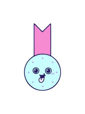 Bir altın madalyanın hareketli animasyonu