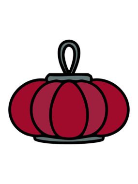 Japon tarzı renkli kağıt feneri salla ve durdur.