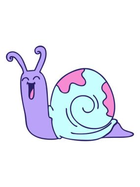 El hareketlerinin titreşimli animasyonu çizilmiş tuhaf çizgi film kelebeği