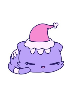 Kawaii kedisinin el yapımı hareketli animasyonları