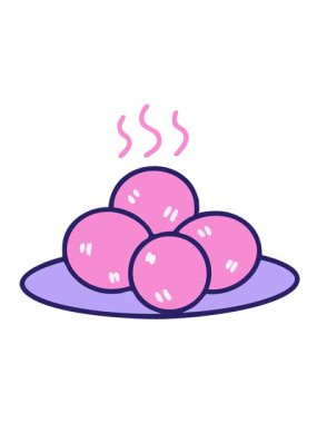 Tabak karikatüründe kızgın Brezilya Bolinho 'nun hareketli animasyonu