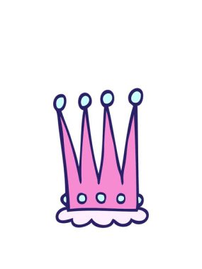 Çizgi film karalama tacının animasyonunu genişletiyor.