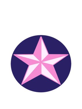 Bir yıldızın ikonik neon dövme görüntüsünün animasyonunu genişletiyor