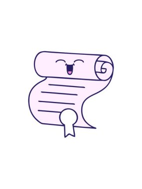 Güzel bir kontrat karikatürünün satış animasyonu