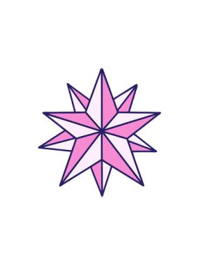 Bir yıldızın ikonik dövme tarzının gösterişli satış animasyonu