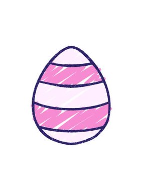 Paskalya Yumurta Tebeşiri Çiziminin yıldız patlaması etkisi animasyonu