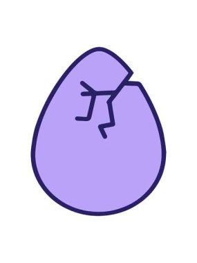 Kırık bir yumurtanın titreyen hareketi.