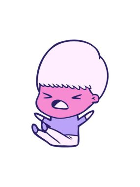 Stresli adamın dönen hareket animasyonu