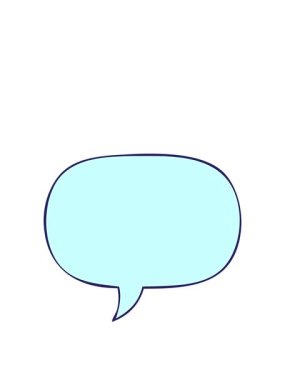 Konuşma baloncuğuyla konuşma balonunun canlandırılması