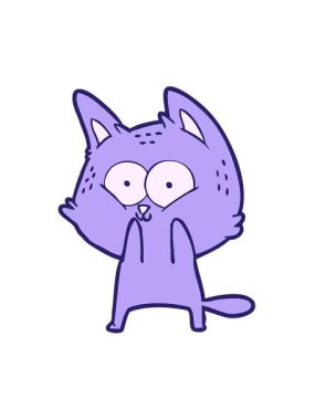 Neon Cat çizgi filminin titreşimli animasyonu