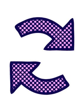 Çizgi roman tarzı bir okun neon ışık efekti animasyonu