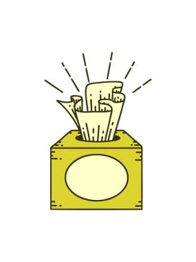 Geleneksel dövme stili mendil kutusunun renk animasyonunu değiştirmek