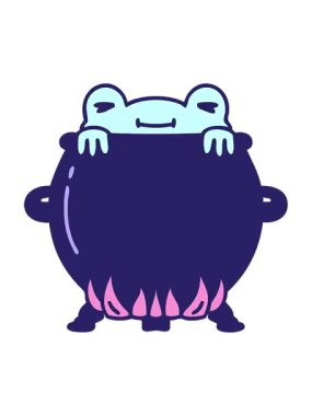 Kazanda yıkanan bir kurbağanın titreyen hareketi.