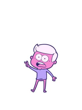 Çizgi film adamının zıplama hareketi şok etkisi yarattı.