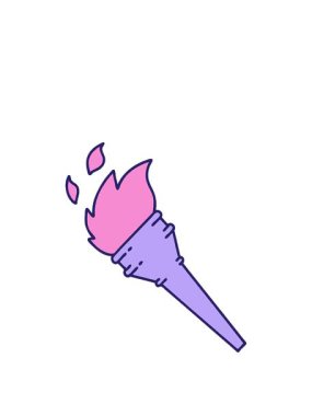 Yanan bir meşalenin ikonik dövme tarzının animasyonunu genişletiyor