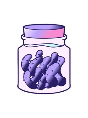 Çizgi film turşusu turşusu turşusunun pixelize etkisi