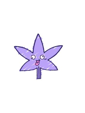 Kenevir Yaprağı Tebeşir Çiziminin yatay titreşimli animasyonu