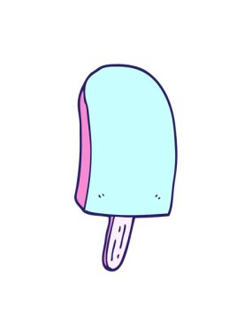 Buz lolipopunun titreşimli animasyonu