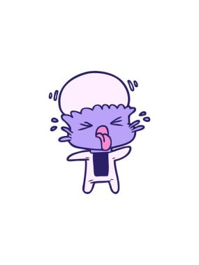 Garip uzaylı animasyonunun bölünme etkisi