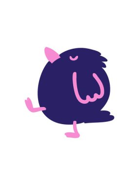 Kuş yürüyüşünün hareketli animasyonu