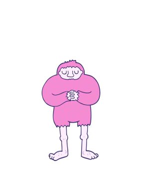 Kocaayak karakterinin animasyonunu büyütüyor