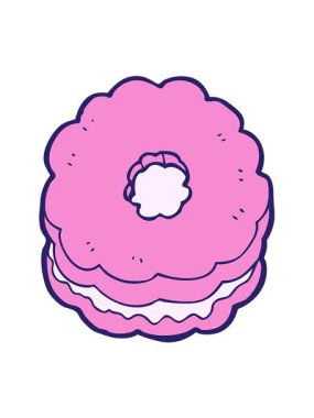 Çizgi film bisküvisinin titreşimli hareketi