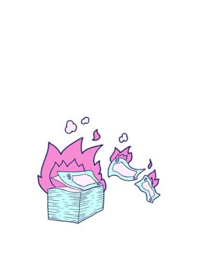 Yanan para çizgi filminin animasyonunu genişletiyor