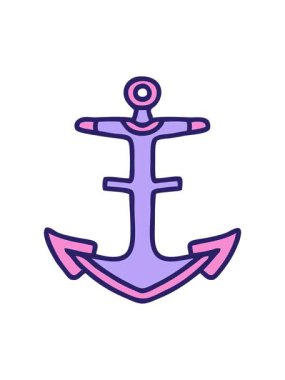 bir çapanın ikonik dövme tarzının hareketli animasyonu