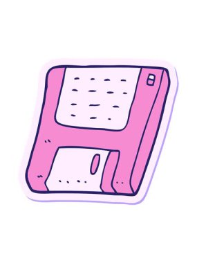 Eski bir çizgi film diskinin çıkartmasının ışık efekti canlandırması