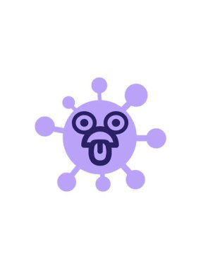 Bitkin bakışlı virüsün radyoaktif ışıldayan animasyonu