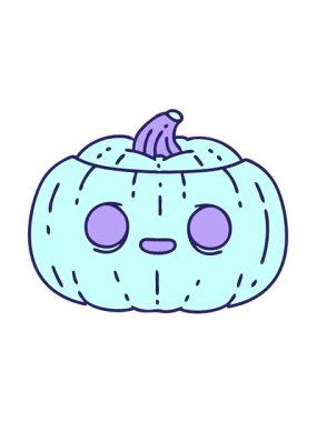 Cadılar Bayramı Balkabağı çizgi filminin titreşimli animasyonu