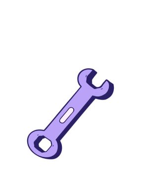 bir anahtarın animasyonunu genişletiyor