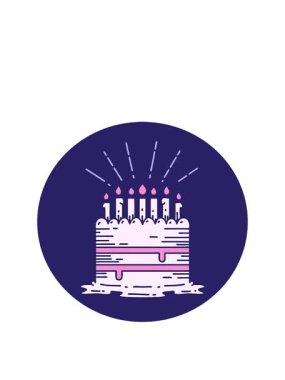 Dövme stili doğum günü pastasının animasyonunu uzatıyorum.