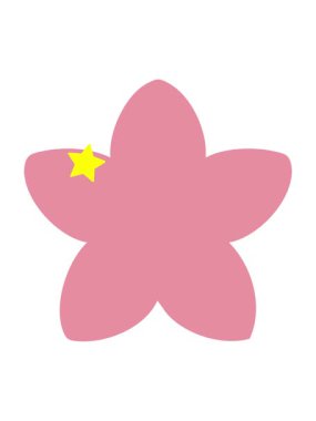 Parıldayan yıldızlar kültürel olarak geleneksel Japon çiçek şeklinin animasyonunu etkiler