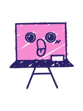 Karatahta Tebeşir Çiziminin hareketli animasyonunu oynat