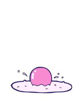 Çizgi film sahanda yumurtanın animasyonunu genişletiyor.