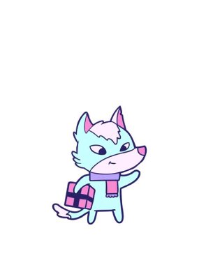 Dost canlısı çizgi film Noel Kurdu 'nun animasyonunu uzatıyorum.