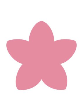 pixelize efekti geleneksel Japon çiçek şeklinin animasyonu