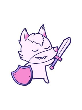 dost çizgi film kurt tasarımının animasyonunu bob ve duraklat