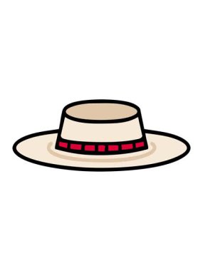 Brezilya şapkasının kenarlı hareketli animasyonu