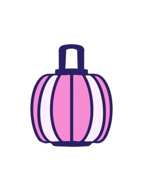 Geleneksel Japon tarzında asılı duran bir kağıt fenerin hareketli animasyonu