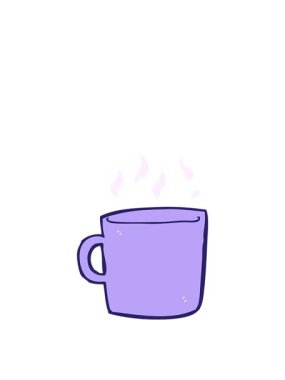 Sıcak kahvenin hareketli animasyonu