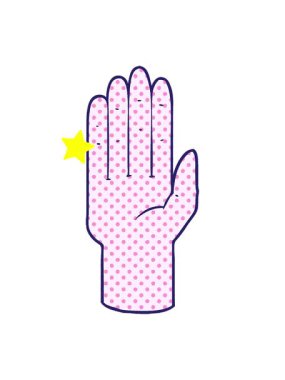 Parlayan yıldızlar çizgi film el çiziminin animasyonunu etkiler.