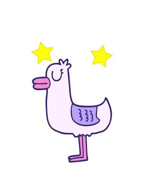 dönen yıldızlar çizgi film martılarının animasyonları