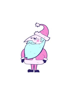 Noel Baba 'nın tuhaf çizgi filminin dönen hareketli animasyonu