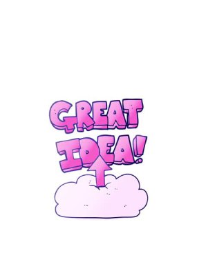 freehand çizilmiş karikatür yüklemesi buluta atlama hareketi canlandırması