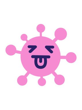 Bitkin virüsün titreşimli hareket animasyonu